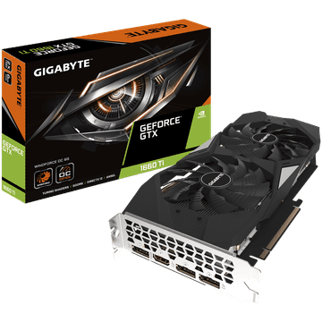 Gigabyte grafična kartica WINDFORCE OC GeForce GTX 1660 Ti, 6GB GDDR6