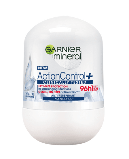 Garnier antiperspirant Mineral Action Control+Roll On, 50 ml