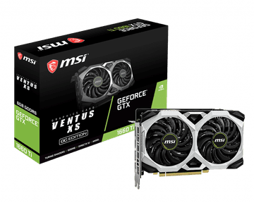 MSI grafična kartica OC VENTUS XS GeForce GTX 1660 Ti, 6 GB GDDR6