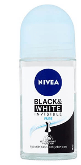 Nivea antiperspirant Invisible for Black&White Pure