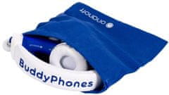 BuddyPhones InFlight otroške slušalke z mikrofonom, modre