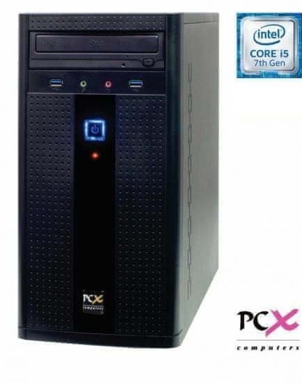 PCX namizni računalnik Exam F2028 i5-7400/8GB/SSD240 GB/GT1030 2GB/FreeDOS (PCX EXAM F2028)