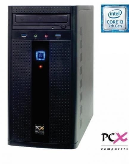 PCX namizni računalnik Exam F2027 i3-7100/8GB/SSD240 GB/GT1030 2GB/Free DOS (PCX EXAM F2027)