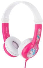 BuddyPhones Connect otroške slušalke z mikrofonom, roza