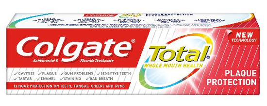 Colgate zobna pasta Total plaque protection, 75 ml