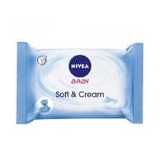 Nivea čistilni robčki za dojenčke Soft & Cream, 20 kos