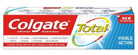 Colgate zobna pasta Total visible action