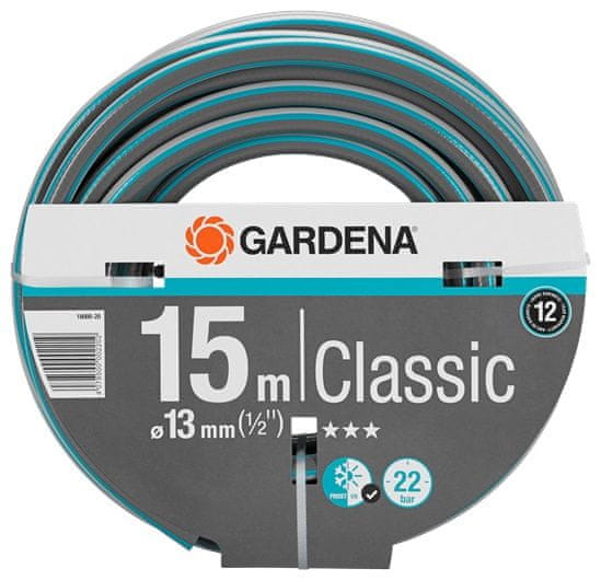 Gardena namakalna cev Classic Hose 13 mm (1/2"), 15 m (18000-20)