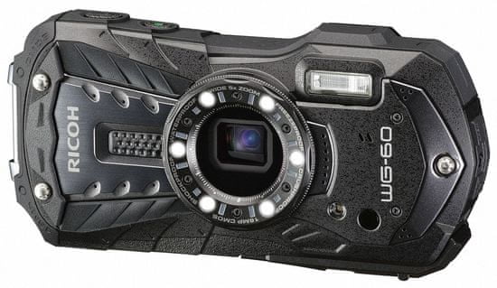 Ricoh fotoaparat WG60, črn - Odprta embalaža