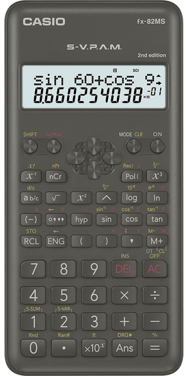Casio FX-82MS 2nd Edition tehnični kalkulator