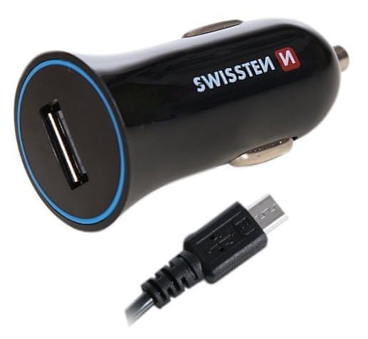SWISSTEN CL adapter na USB 1 A Power + kabel microUSB 20110800
