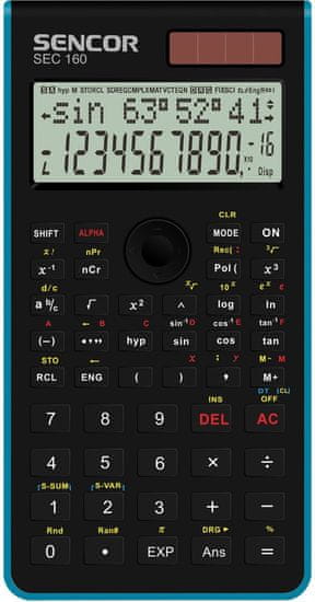 SENCOR šolski kalkulator SEC 160 BU
