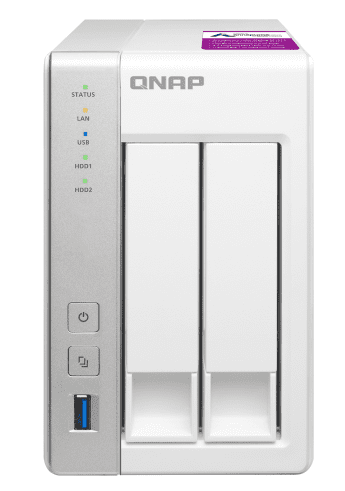 Qnap NAS strežnik TS-231P2-1G, za 2 diska