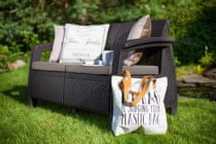 Allibert Corfu Love Seat vrtni fotelj, rjav