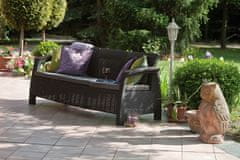 Allibert vrtni kavč CORFU LOVE SEAT MAX, antracitna