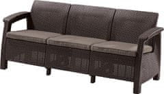 Allibert trosed Corfu Love Seat MAX, rjav (17/428)