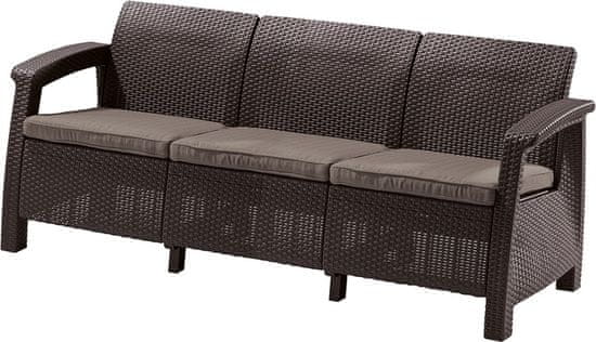 Allibert trosed Corfu Love Seat MAX, rjav (17/428)