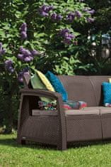 Allibert trosed Corfu Love Seat MAX, rjav (17/428)