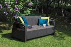 Allibert trosed Corfu Love Seat MAX, rjav (17/428)