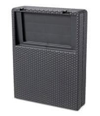 Rojaplast ležalnik JAIPUR, grafitno siv