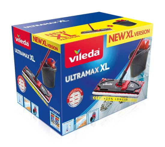 Vileda set za čiščenje tal Ultramax XL complete box Universal - odprta embalaža