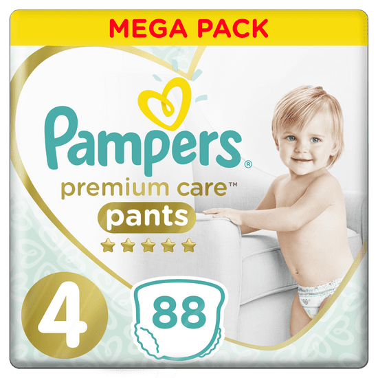 Pampers plenice Premium Pants Mega Box S4, 88 kosov - Odprta embalaža