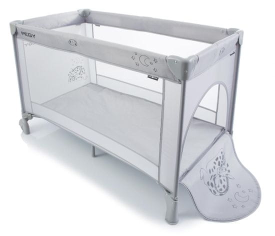 Babypoint Pegy 2019 otroška postelja gray, siva - Odprta embalaža