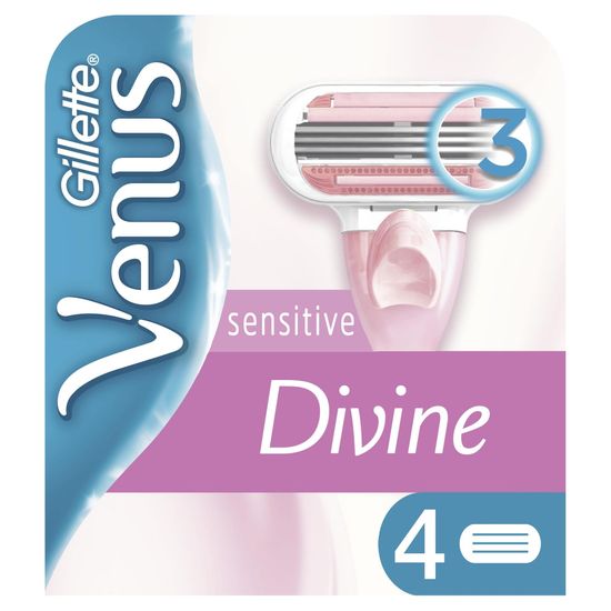 Gillette Venus Sensitive nadomestna glava, 4 kosi