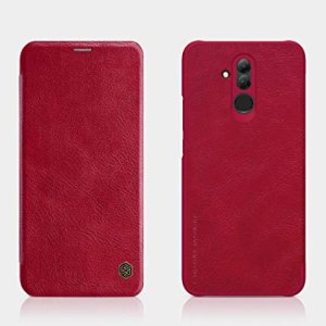 Preklopna torbica QIN za Huawei Mate 20 Lite rdeča