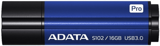 A-Data USB spominski ključ S102 PRO 16 GB, USB 3.1, titanium moder