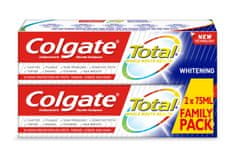 Colgate zobna pasta Total whitening, 2 kosa