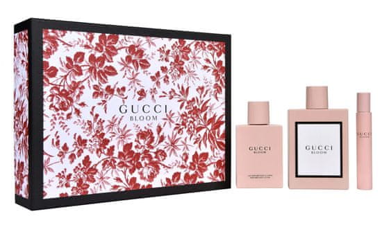 Gucci set Bloom parfumska voda 100ml + 7,4ml + losjon za telo 100ml