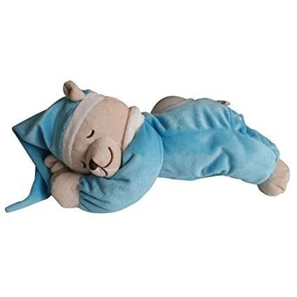Babiage plišasti pripomoček za spanje DooDoo, speči medvedek, z lučko