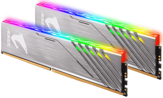 Gigabyte pomnilnik (RAM) AORUS DDR4 16GB (2x8GB), 3200MHz, RGB (GP-AR32C16S8K2HU416R)