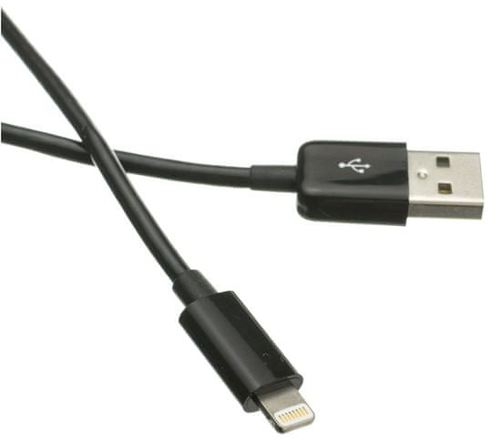 C-Tech kabel USB 2.0 Lightning (IP5 in višje) polnjenje in sinhronizacija, 2 m, CB-APL-20B, črn