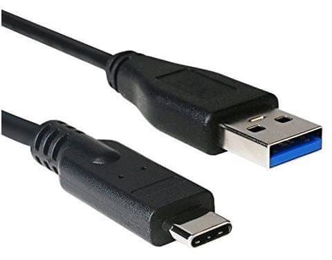C-Tech kabel USB 3.0 AM s Type-C (AM/CM), 1 m, CB-USB3C-10B, črn