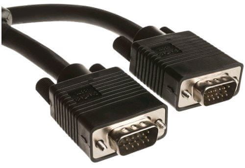 C-Tech kabel VGA, M/M, zaščiten, 3 m CB-VGAMM-3
