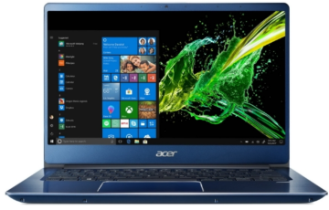 Acer prenosnik Swift 3 SF314-54-356P i3-8130U/4GB/SSD128GB/14FHD/W10S, moder (NX.GYGEX.010)