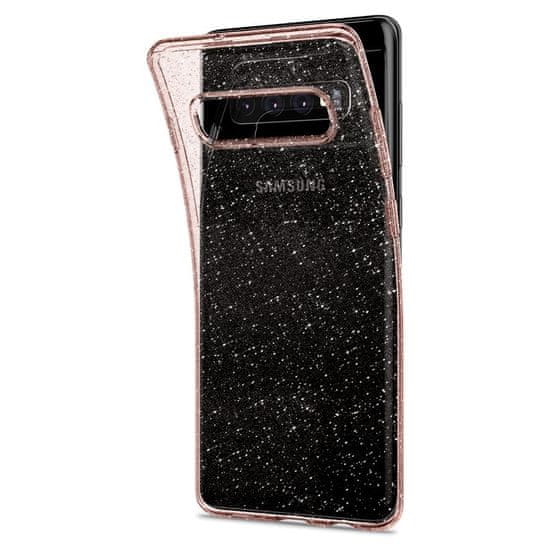 Spigen ovitek Liquid Crystal Glitter Rose za Samsung Galaxy S10 Plus