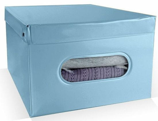 Compactor Nordic škatla za shranjevanje, PVC z zadrgo, svetlo modra