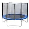 trampolin z zaščitno mrežo, 183 cm (3 noge - 6 palic)