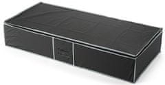Compactor Škatla za shranjevanje tekstila za oblačil pod posteljo, črna