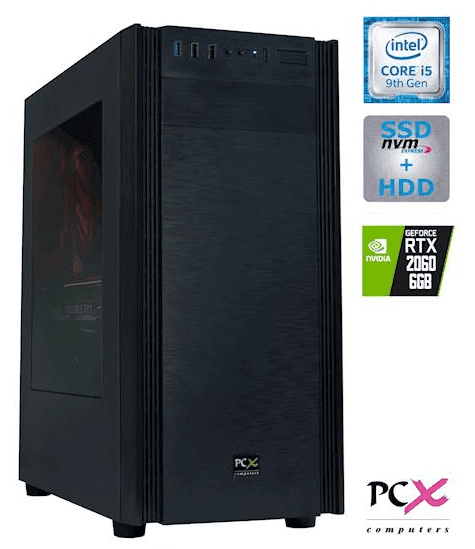 PCX namizni računalnik EXTIAN i5-9400F/8GB/SSD256GB+2TB/RTX2060/FreeDOS (PCX EXTIAN GX4)