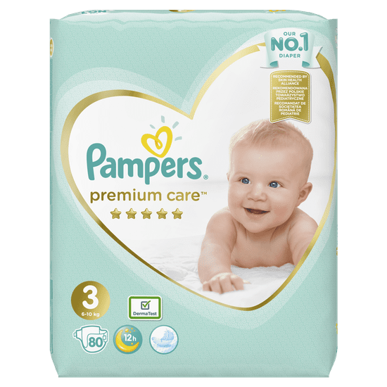 Pampers plenice Premium Care 3 Midi 6 10 kg 80 kosov Odprta