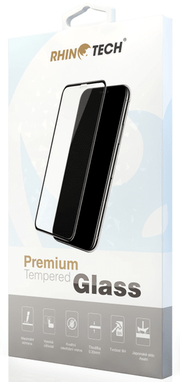 RhinoTech zaščitno kaljeno steklo 2,5D za Xiaomi Mi 8 Lite RT106 (Full Glue), črni