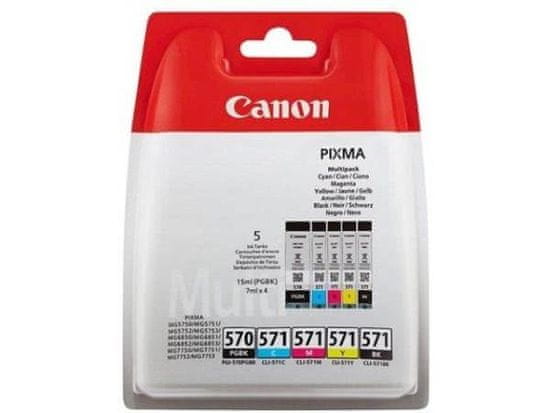 Canon komplet kartuš PGI-570 PGBK/CLI-571 C, M, Y, K