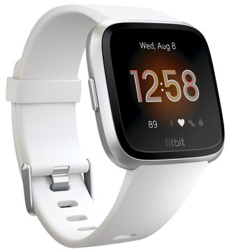 Fitbit Versa Lite - White/Silver Aluminum