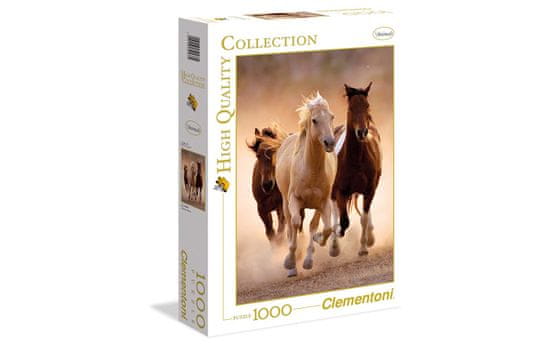 Clementoni sestavljanka Running Horses, 1000 kosov, 39168