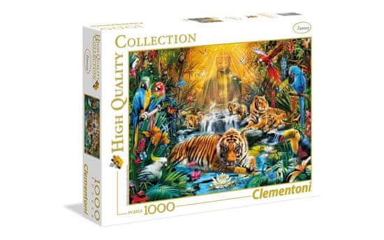Clementoni sestavljanka Mystic Tigers, 1000 kosov 39380