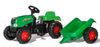 Rolly Toys traktor na pedala Rolly Kid s prikolico - zelena